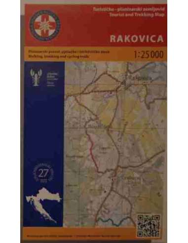 HG-KH 27 Rakovica turistatérkép