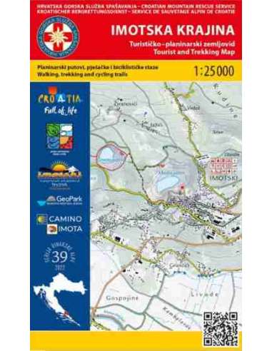 HG-DA 39 Imotska Krajina térkép