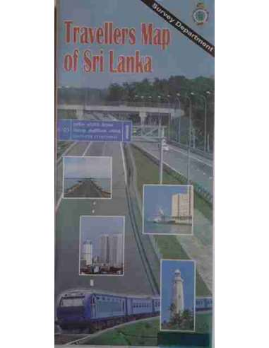 Sri Lanka Travellers Map térkép
