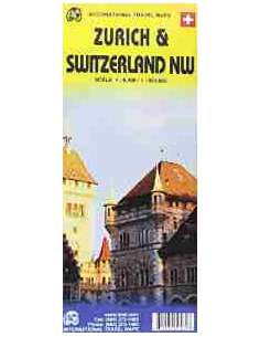 Switzerland NW & Zurich - Svájc-északnyugat és Zürich térkép