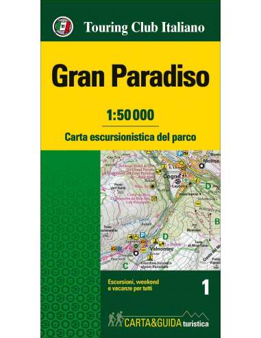 Gran Paradiso térkép és túraleírás - TCI