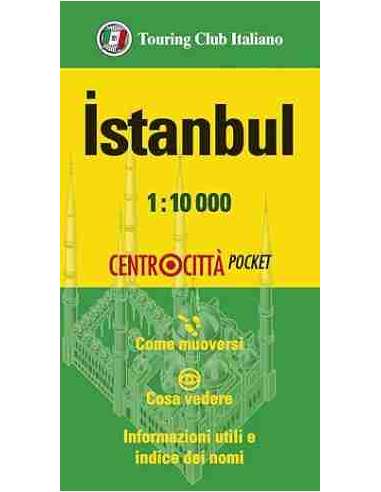 Istanbul pocket map - Isztambul zsebtérkép -TCI