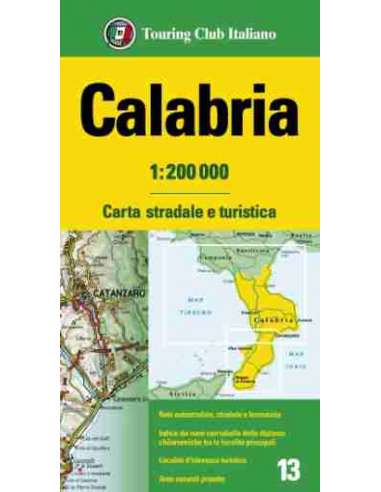 Calabria (13) tartomány térkép
