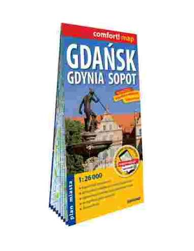 Gdansk, Gdynia, Sopot várostérkép Comfort!map
