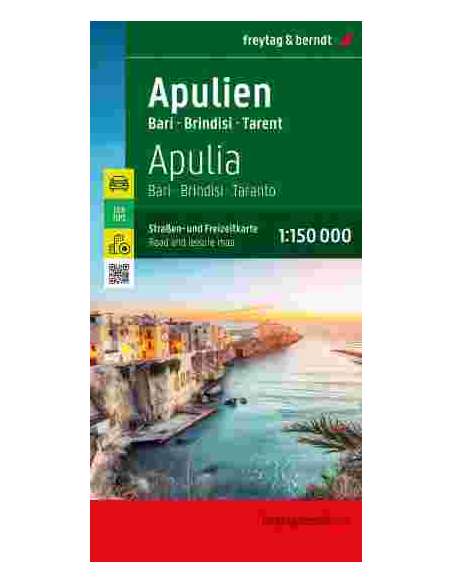 Apulia-Bari-Brindisi-Taranto-Puglia térkép