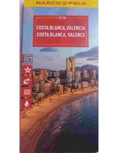 Costa Blanca - Valencia térkép MARCO POLO