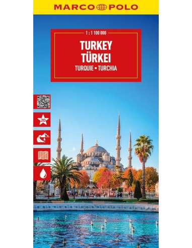 Türkei - Törökország térkép - Marco Polo