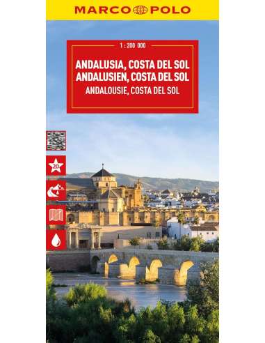Andalucia, Costa del Sol térkép - Marco Polo