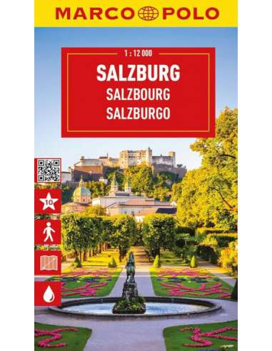 Salzburg laminált zsebtérkép MARCO POLO