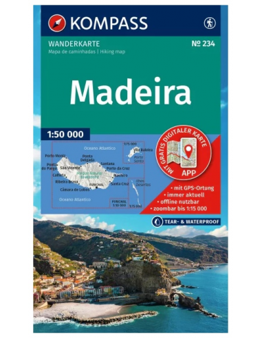 KK 234 Madeira turistatérkép 2025