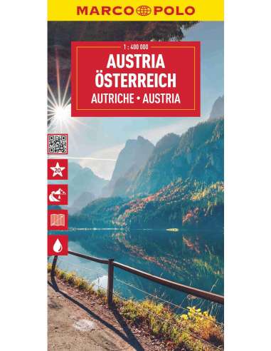 Ausztria - Österreich autótérkép - MARCO POLO