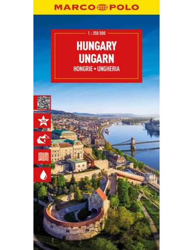 Magyarország autótérkép - Ungarn -  MARCO POLO