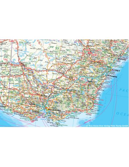 RKH Australien - Ausztrália térkép