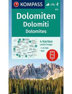 KK 672 Dolomiten - Dolomites - Dolomitok 4 részes...