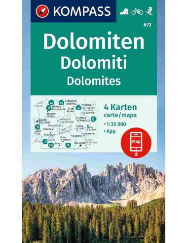 KK 672 Dolomiten - Dolomites - Dolomitok 4...