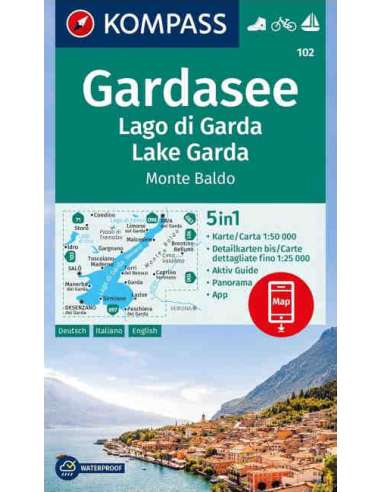 KK 102 Gardasee, Monte Baldo túra-, vizi-  és...
