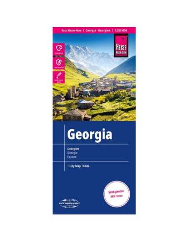 RKH Georgia - Grúzia térkép
