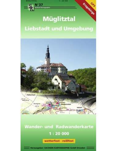 SK37 Müglitztal - Liebstadt und Umgebung térkép