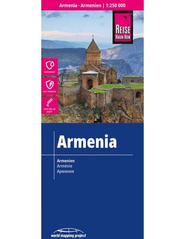 RKH Armenien - Armenia - Örményország térkép 2025