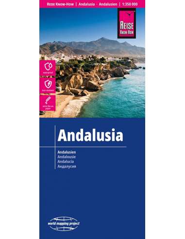 RKH Andalusien - Andalusia - Andalúzia térkép -...