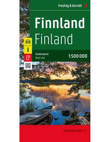 Finnland - Finnország térkép 2025