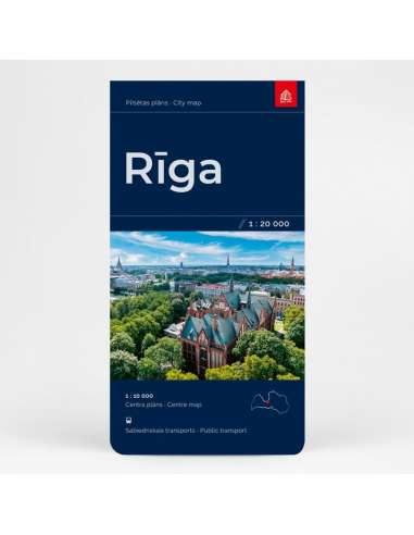 Riga várostérkép 2024
