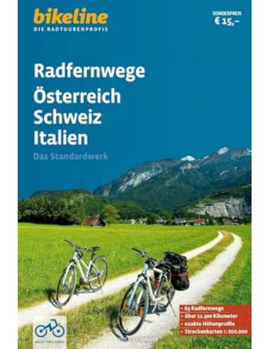 Radfernwege Österreich Schweiz Italien -...