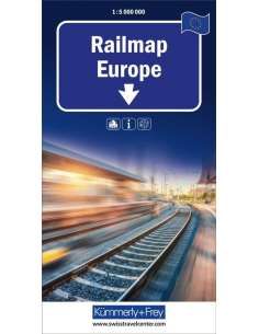 Railmap Europe - Európa vasúti térképe