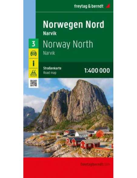 Norvégia 3: Észak-Norvégia - Tromso - Bodo - Narvik térkép