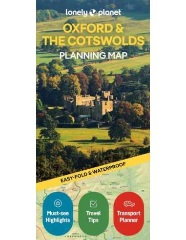 Oxford & the Cotswolds térkép LP