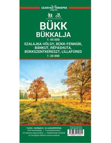 Bükk - Bükkalja 2025 turistatérkép