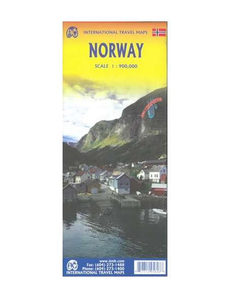 Norway - Norvégia térkép