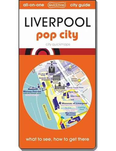 Liverpool pop city - liverpool zsebtérkép
