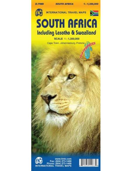 South Africa - Dél-Afrikai Köztársaság térkép - ITM