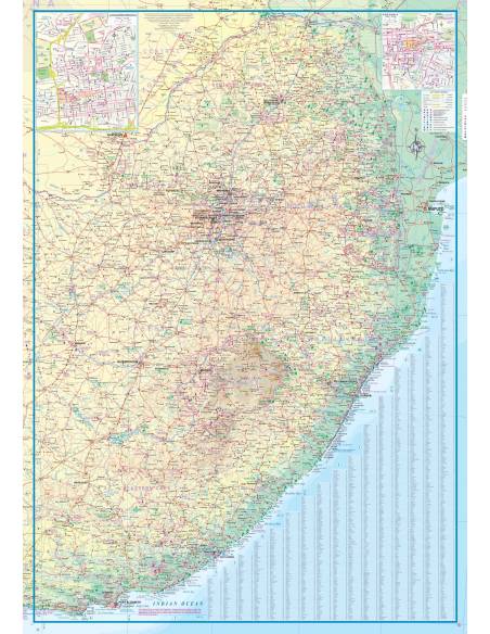 South Africa - Dél-Afrikai Köztársaság térkép - ITM