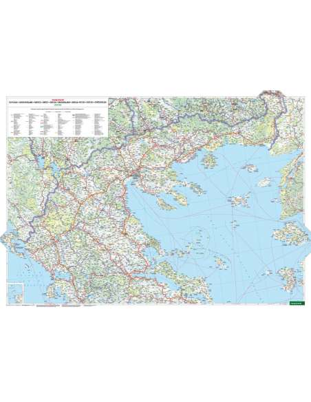 Greece - Görögország térkép - 2025