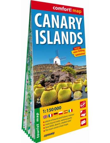 Canary Islands - Kanári-szigetek térkép...