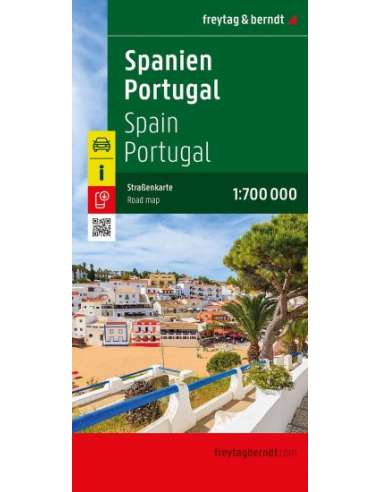 Spanyolország - Portugália térkép 2025