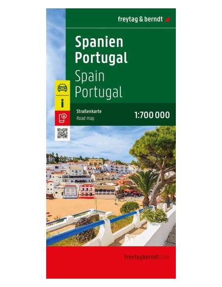 Spanyolország - Portugália térkép 2025