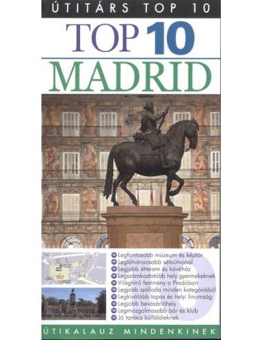 Madrid Útitárs TOP10 útikönyv