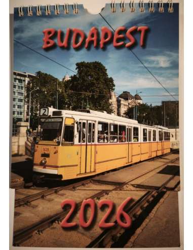 Budapest naptár - 2026