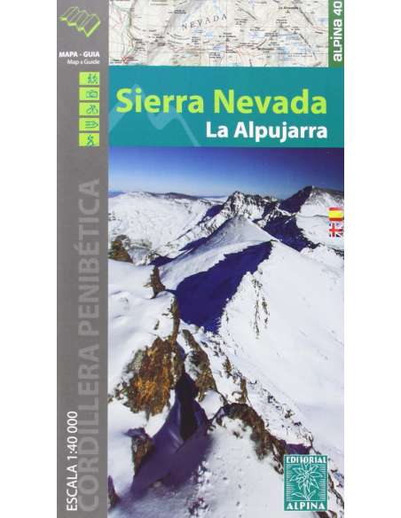 Sierra Nevada La Alpujarra turistatérkép