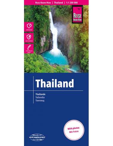 RKH Thailand - Thaiföld térkép 2024