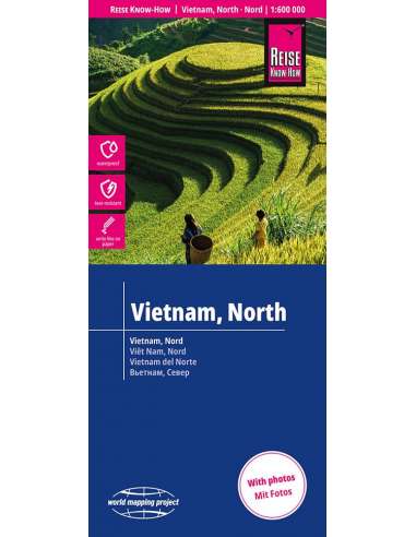 RKH Vietnam North, Nord - Észak-Vietnám térkép...