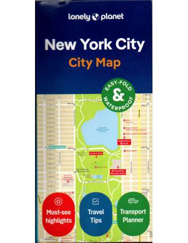 New York city map Lonely Planet