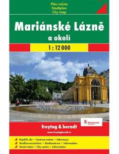 Marianské Lázné 1:12.000 térkép és környéke 1:200.000