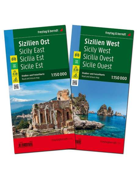 Sicily - Szicília kelet - nyugat térképcsomag - Top tips