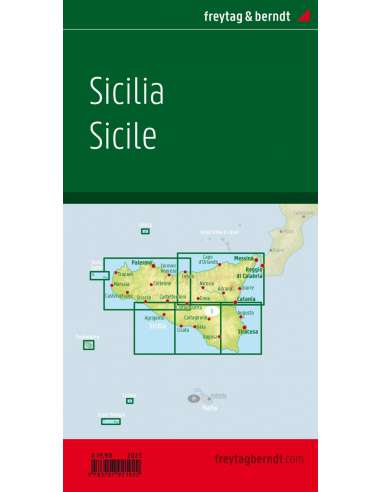 Sicily - Szicília kelet - nyugat térképcsomag -...