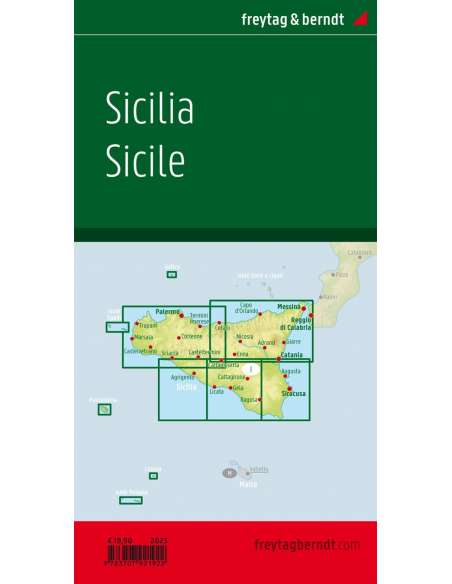 Sicily - Szicília kelet - nyugat térképcsomag - Top tips