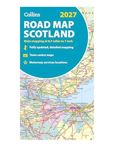 Road Map Scotland 2027 - Skócia térkép